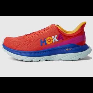 HOKA Mach 4 women’s running shoes, red fiesta, sz 9, new in box